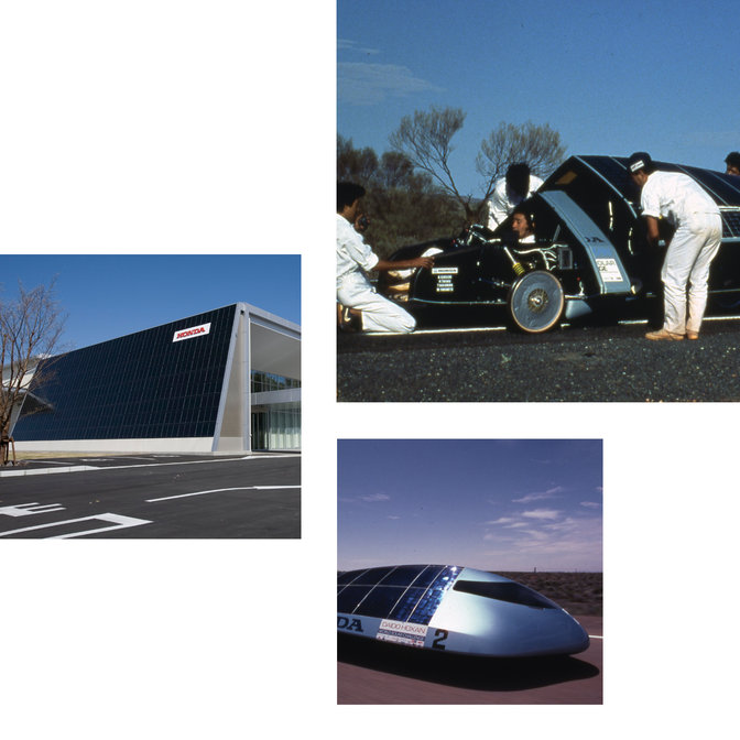 Bilder av World Solar Challenge.