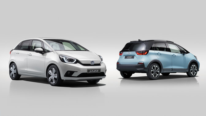 Honda Jazz og Jazz Crosstar i studio