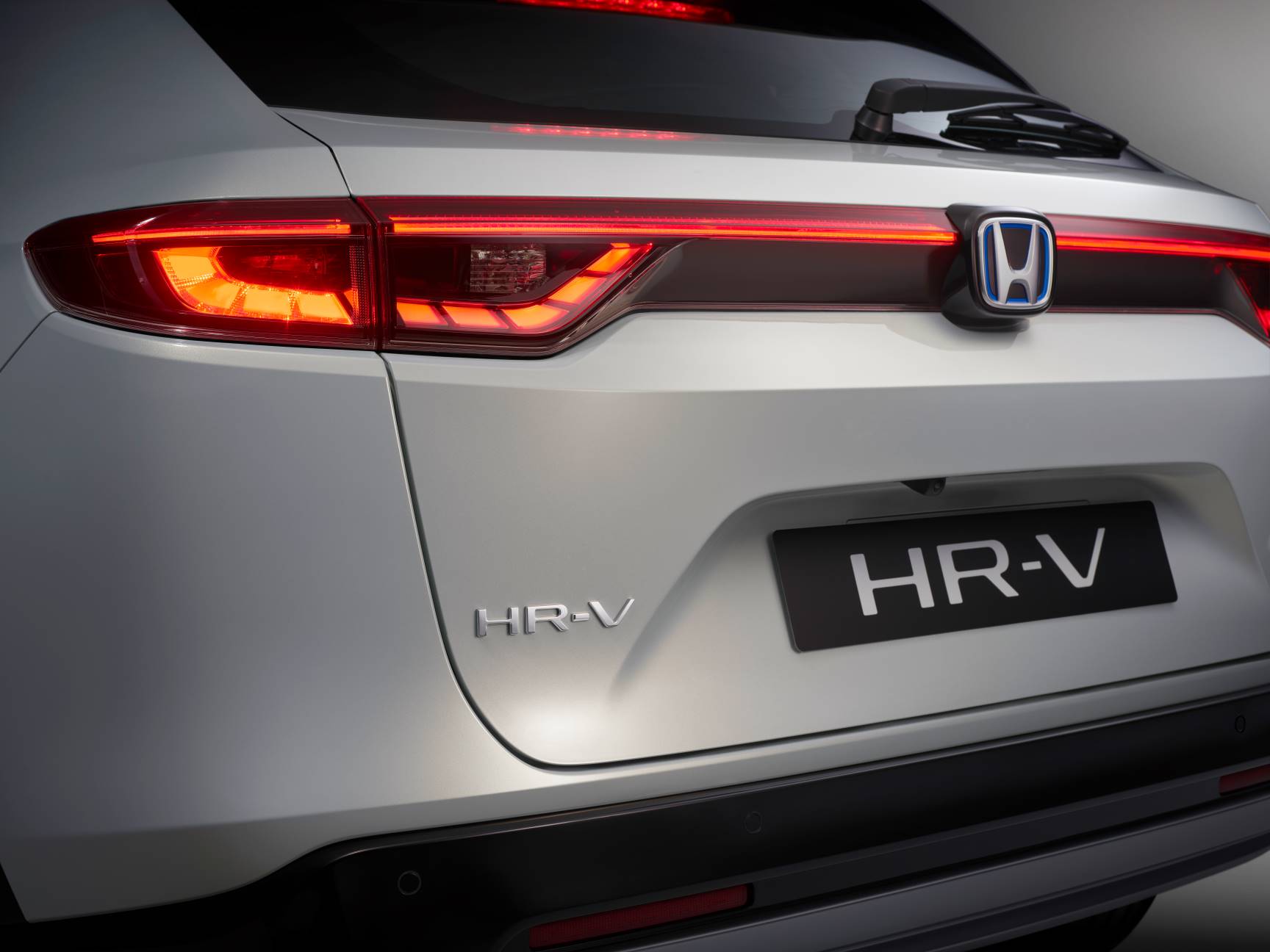 Nærbilde av Honda HR-V sett skrått bakfra