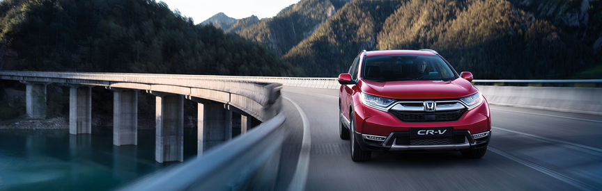CR-V utvendig forside, på vei.