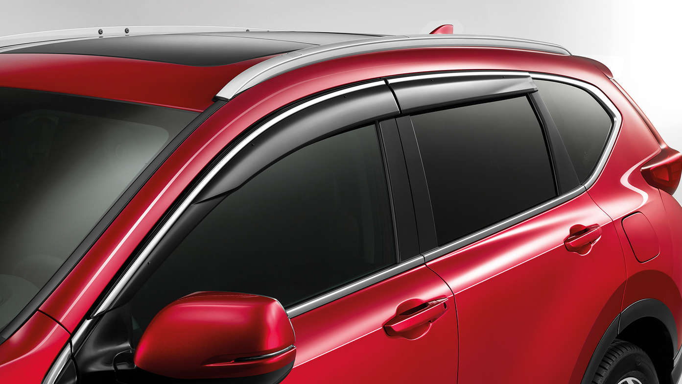 Nærbilde av dørvisir på Honda CR-V.