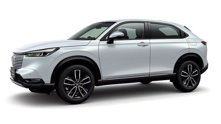 Honda HR-V i studio, sett skrått forfra