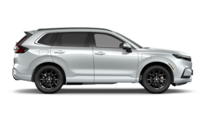 En hvit Honda CR-V