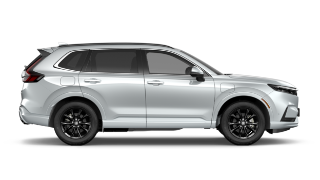En hvit Honda CR-V