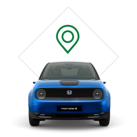 Nærbilde av Honda e.