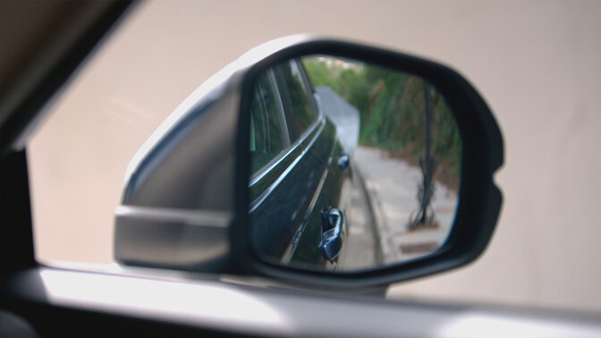 CR-V vipping av speil i revers