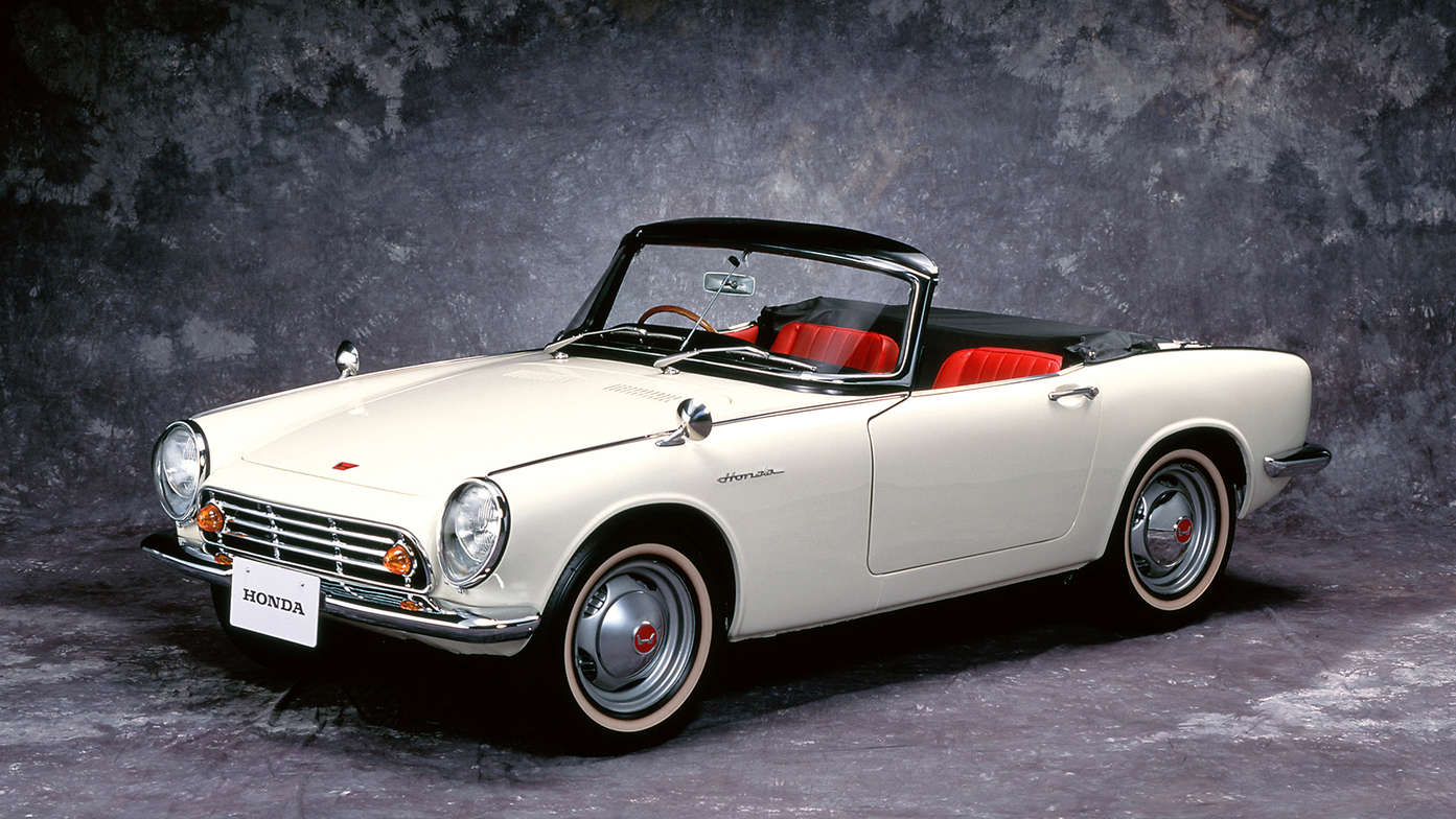 Honda S500 sett skrått forfra.